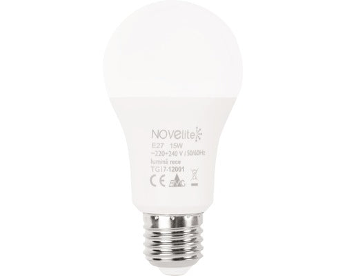 Bec LED Novelite E27 15W 1425 lumeni, glob mat A60