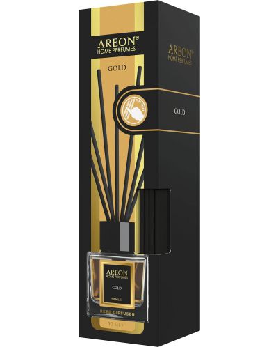 Odorizant cu betisoare Areon Home Perfume 150 ml Gold