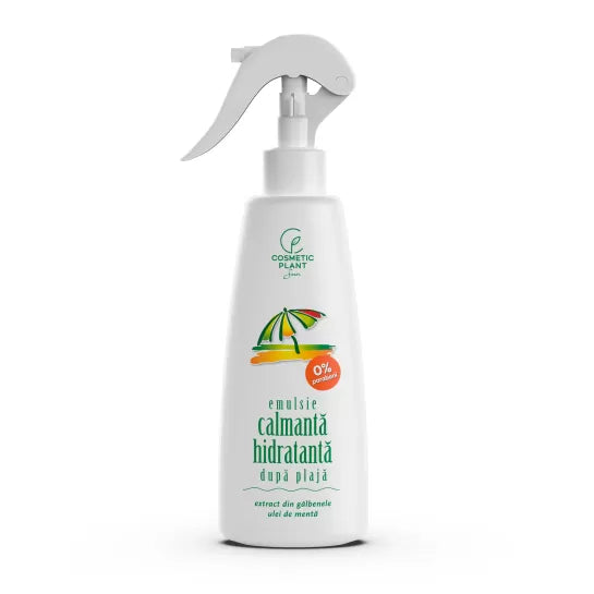 Emulsie dupa plaja cu ulei de menta si extract de galbenele, 200 ml, Cosmetic Plant