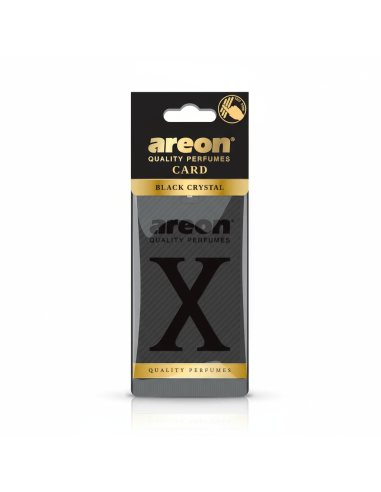 Odorizant auto Areon X Card, Black Crystal