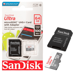 Card de Memorie SanDisk Ultra 64GB, microSD