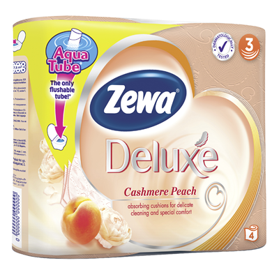 Zewa Deluxe Hartie Igienica Peach 4 bucati