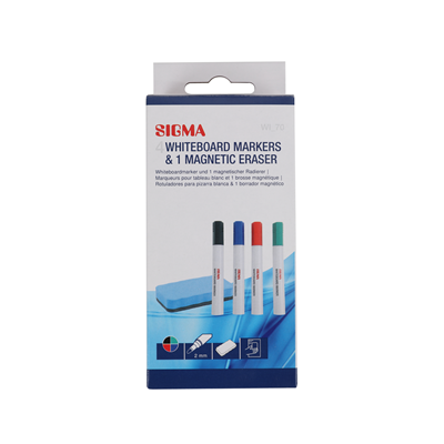 SIGMA Markere + Burete Pentru Whiteboard