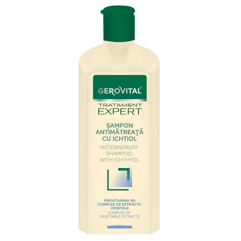 Sampon antimatreata cu ichtiol Tratament Expert, 250ml, Gerovital