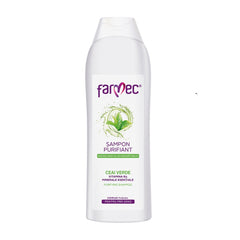 Sampon purifiant pentru par gras cu ceai verde, 400 ml, Farmec